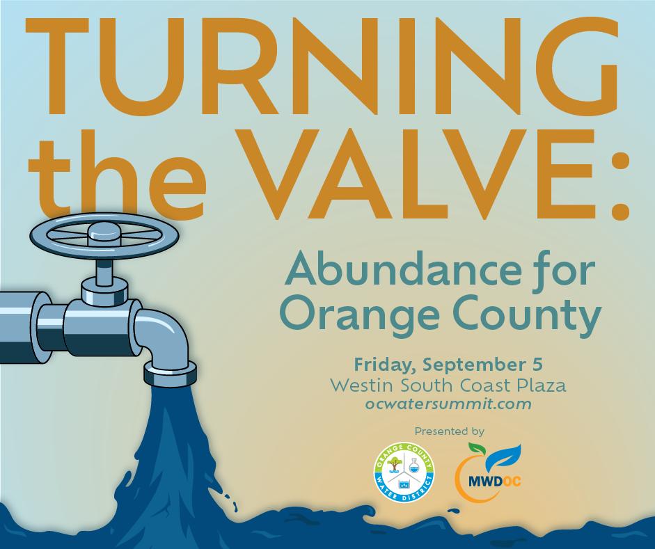Turning the Valve OC Water Summit Poster