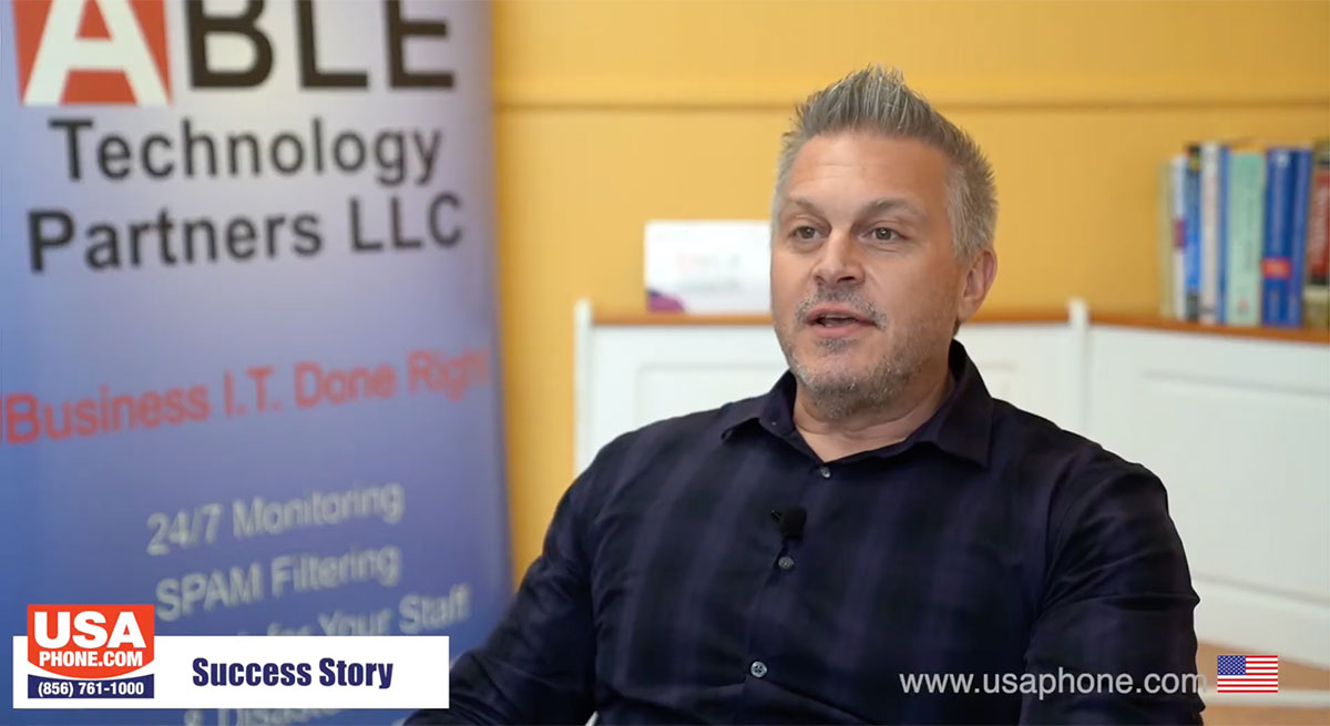 Photo from the Able Technologies Case Study video