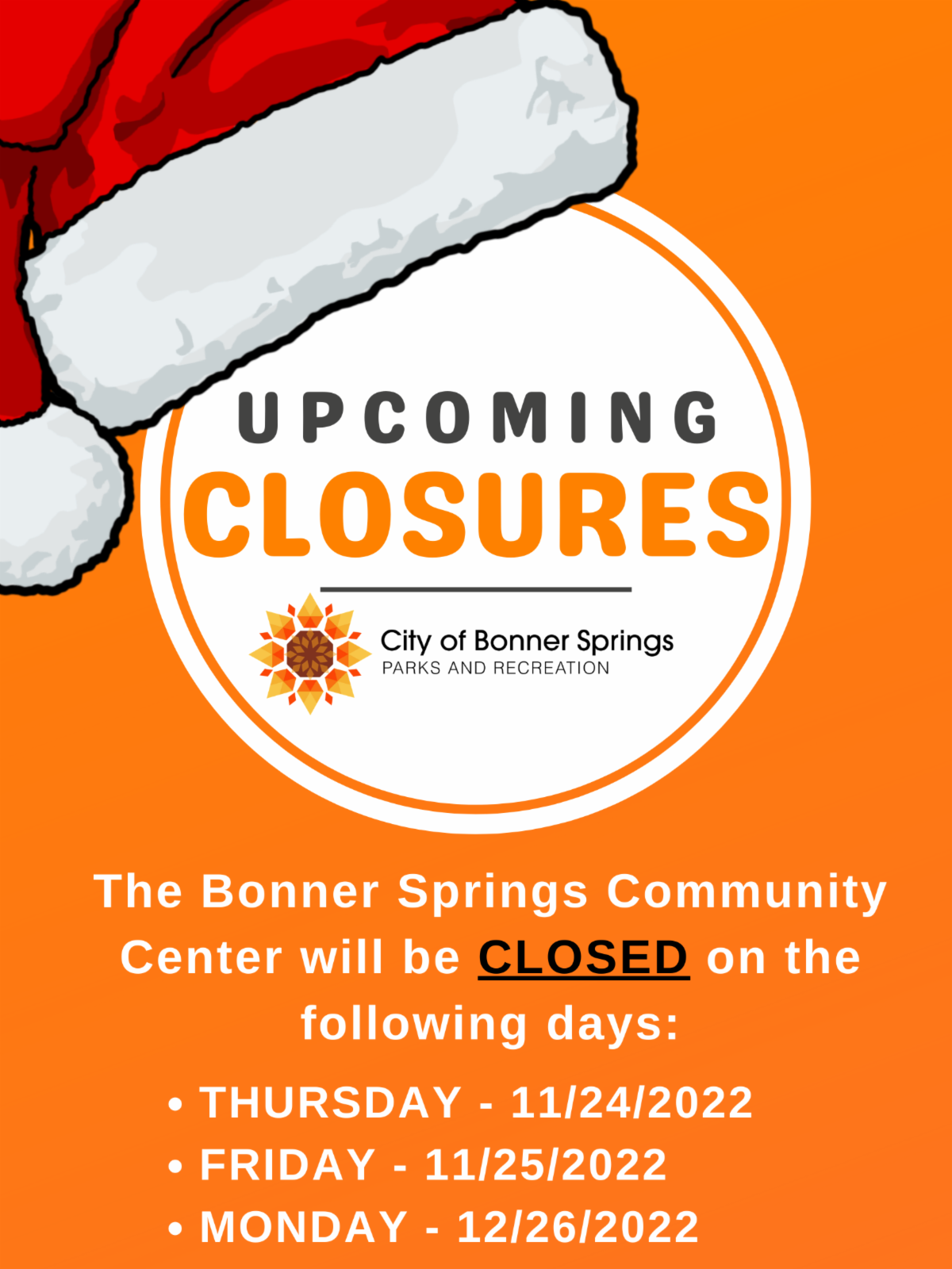 December 2022 City of Bonner Springs ENewsletter