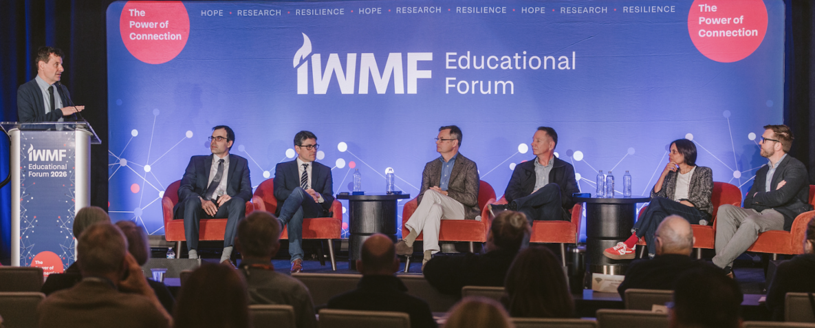 Pic of stage of Ask the Docs, moderated by Dr. Steven Treon