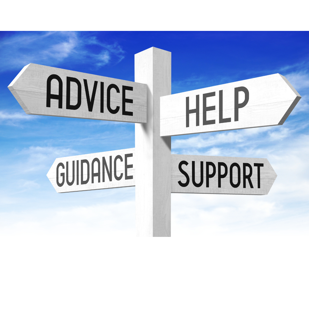 Advice Help Guidance Support Street Sign 