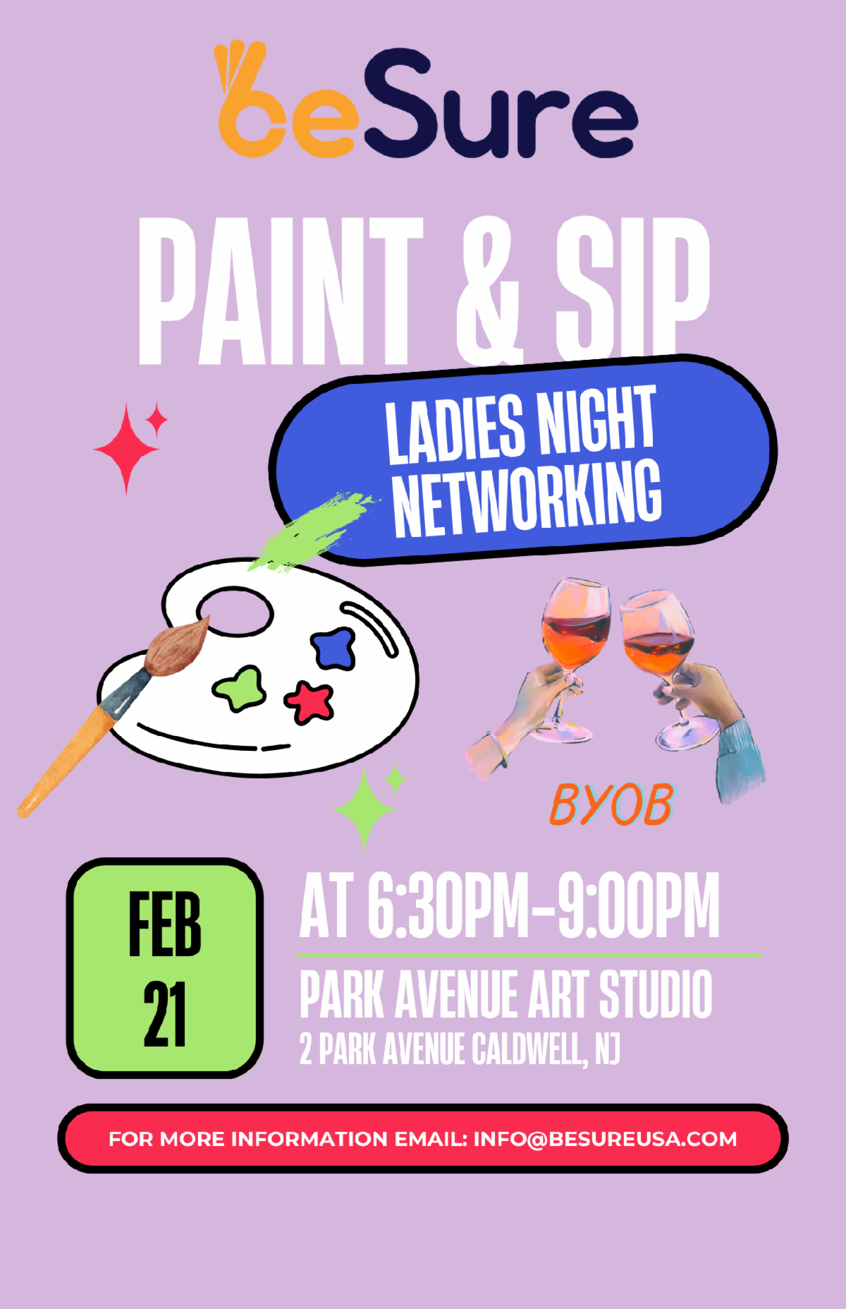 beSure Paint & Sip Ladies Night Networking