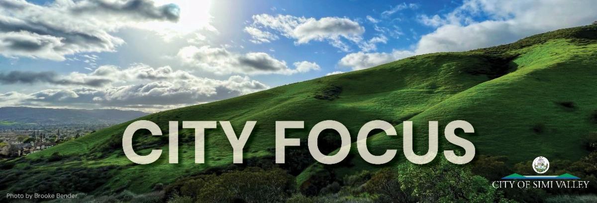 City Focus logo with Simi Valley mountains in background