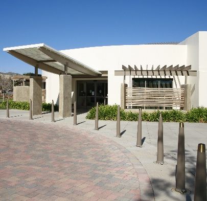 outside of the simi valley senior center.
