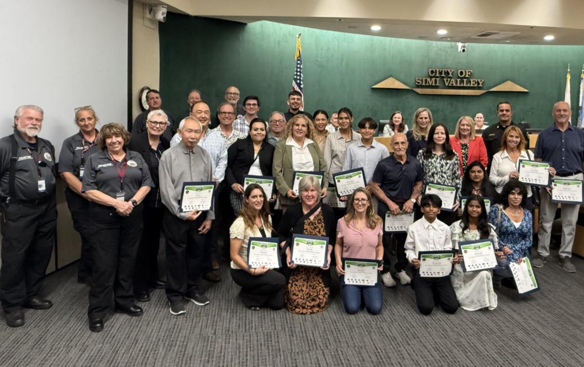 Soreing 2026 Community Emergency Response Team graduating class receiving certicates at a City Council Meeting
