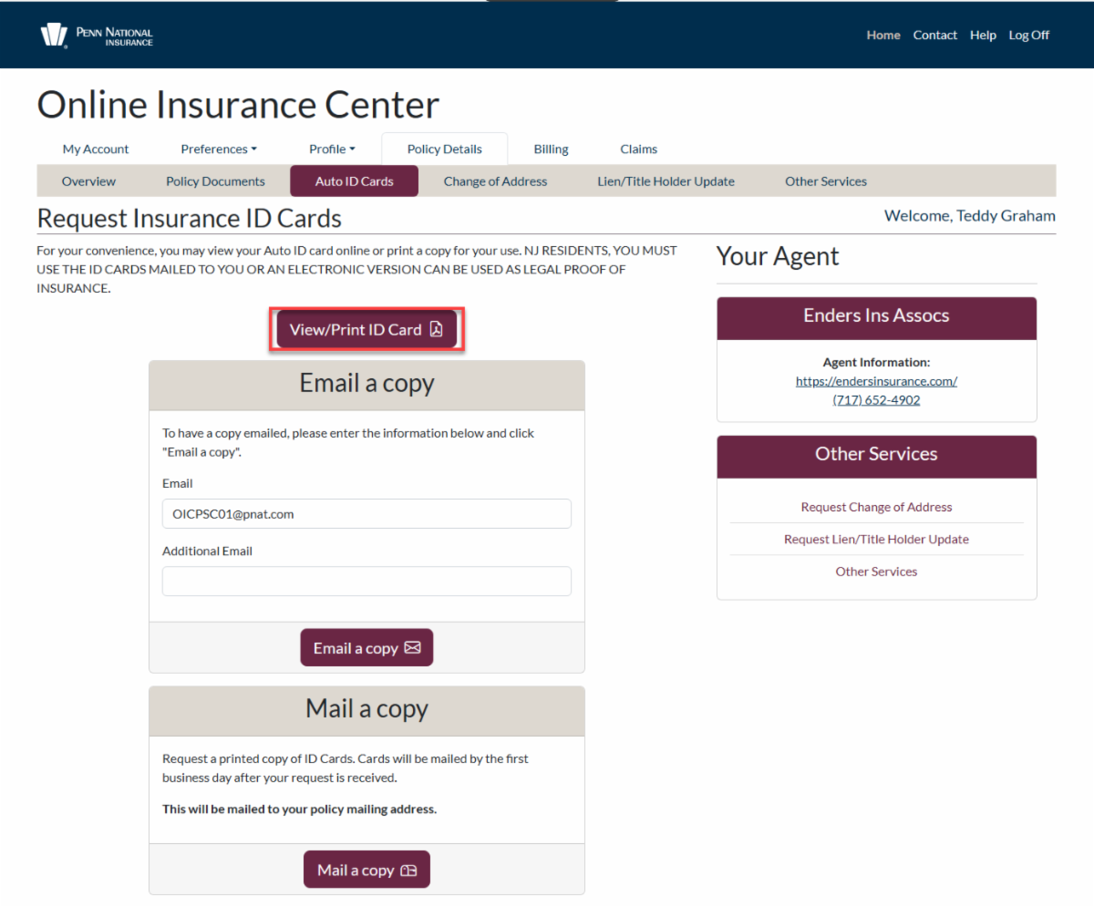 Ids Auto Insurance Auto ID Cards Now Available in the Online Insurance Center (OIC)