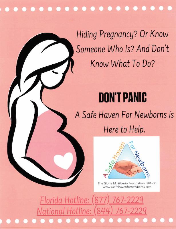 Safe Haven for Newborns Community Service Hours 