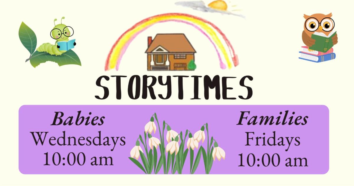 Spring Storytimes 2025