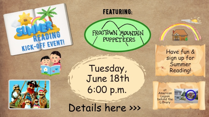 Summer Reading Kick-off 2024 Slider