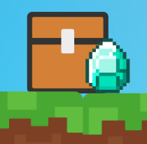 Minecraft chest with egg