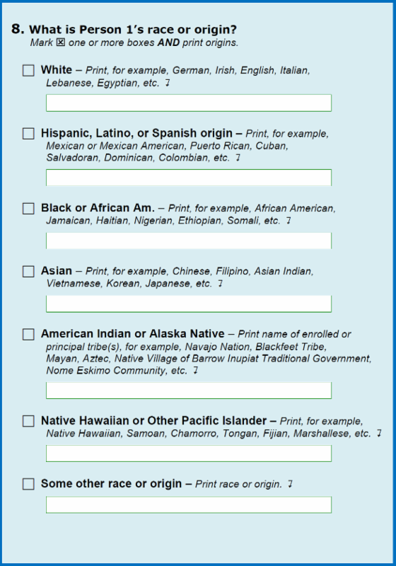 NiLP Report Proposed Race and Hispanic Question Changes for 2020 Census?