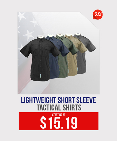 20% Off Lightweight Tactical Shirts