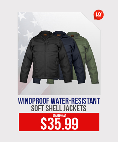 10% Off Soft Shell Jackets
