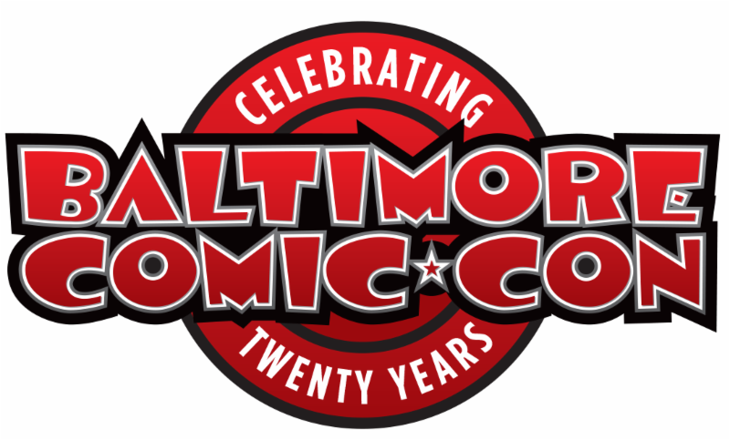 Baltimore Comic-Con 20 Years Logo