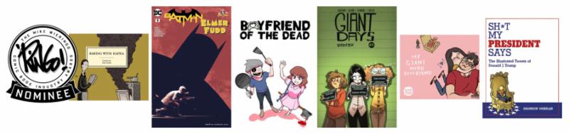 2018 Ringo Awards Best Humor Comic Nominees