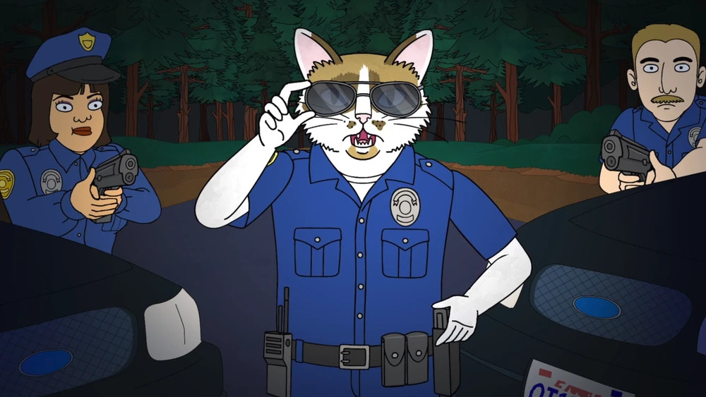 Cedric Yarbrough as Officer Meow Meow Fuzzyface on BoJack Horseman