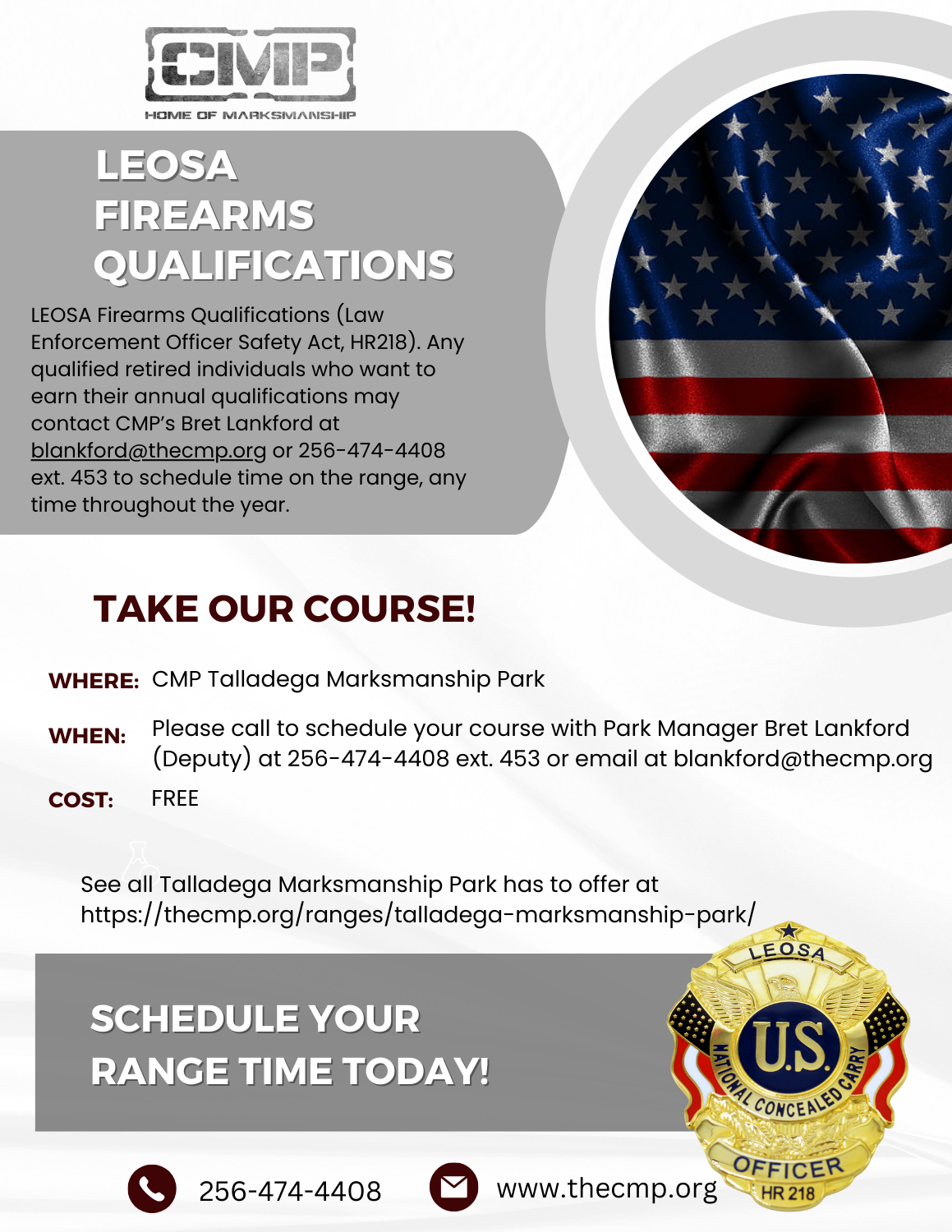 June 2025 Cmp Talladega Marksmanship Park Events