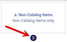 Non-Catalog Items Form Guide Icon