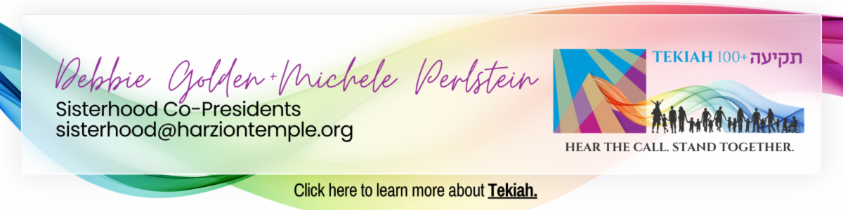 Debbie Golden and Michele Perlstein, Sisterhood Co-Presidents