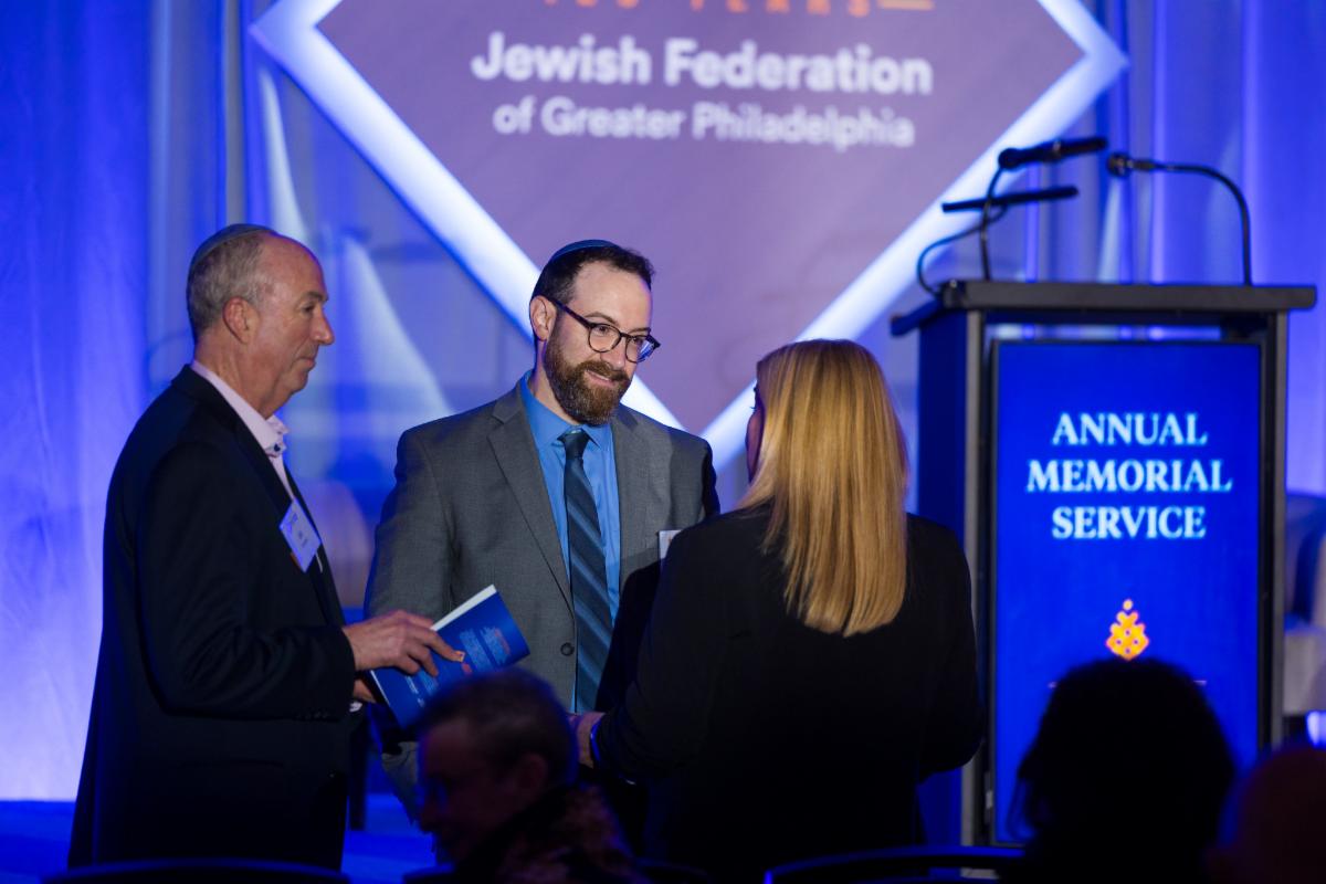 Participants at Federation’s annual memorial service