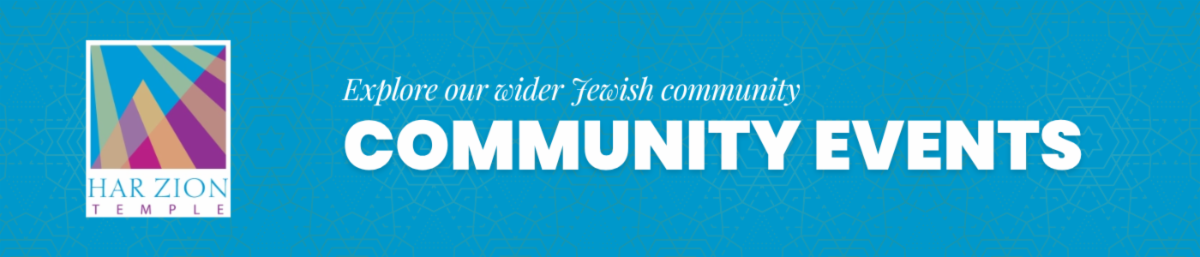 Community events from Har Zion and our local Jewish community