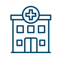 hospital building icon
