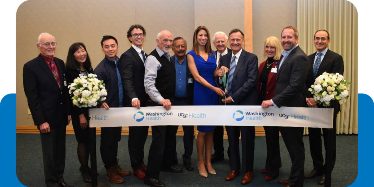 Washington Health team at ribbon cutting ceremony