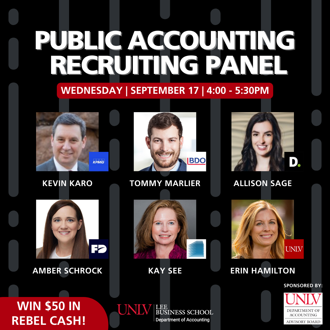 Fall 2025 Public Accounting Recruiting Panel