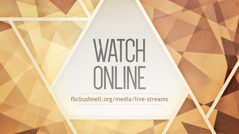 News from FBC Bushnell