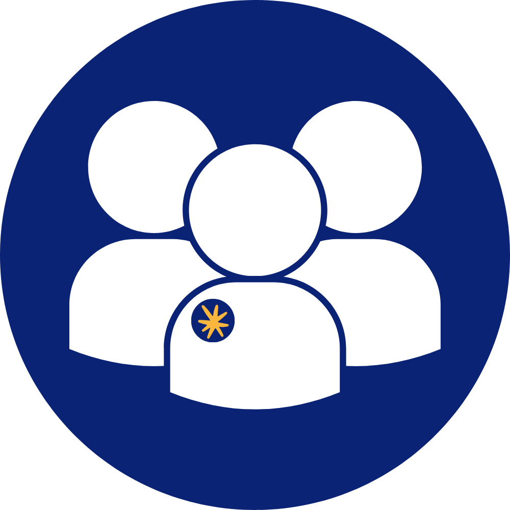 three people
