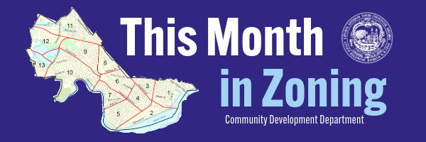 This Month in Zoning Header