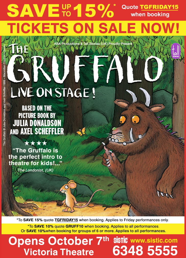 🎟THE GRUFFALO Live on Stage ON SALE NOW! Opens October 7th!🌳