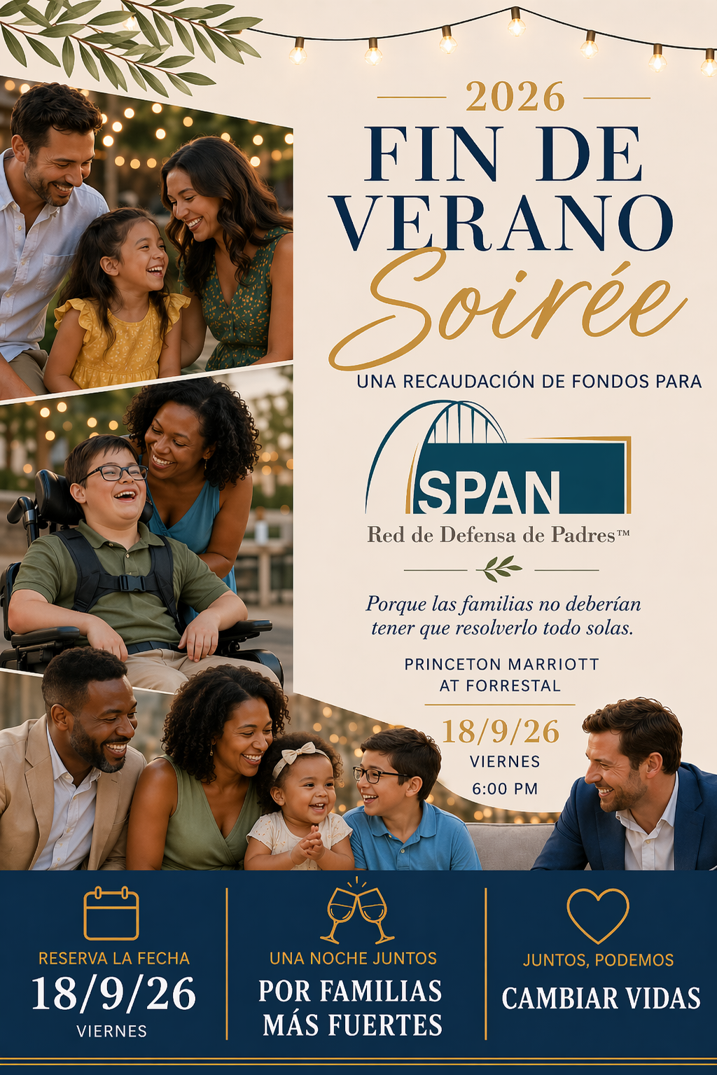 Imagen del folleto de la Velada de Fin de Verano de SPAN 2026