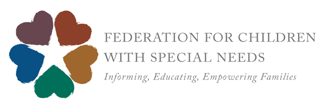 Federation for Children with Special Needs clickable logo