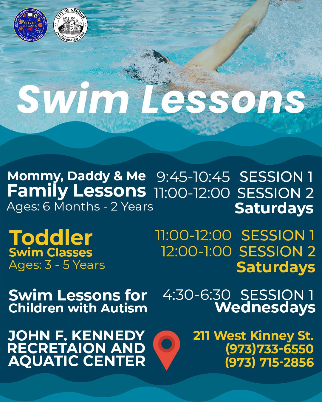 Swim Lessons flyer image