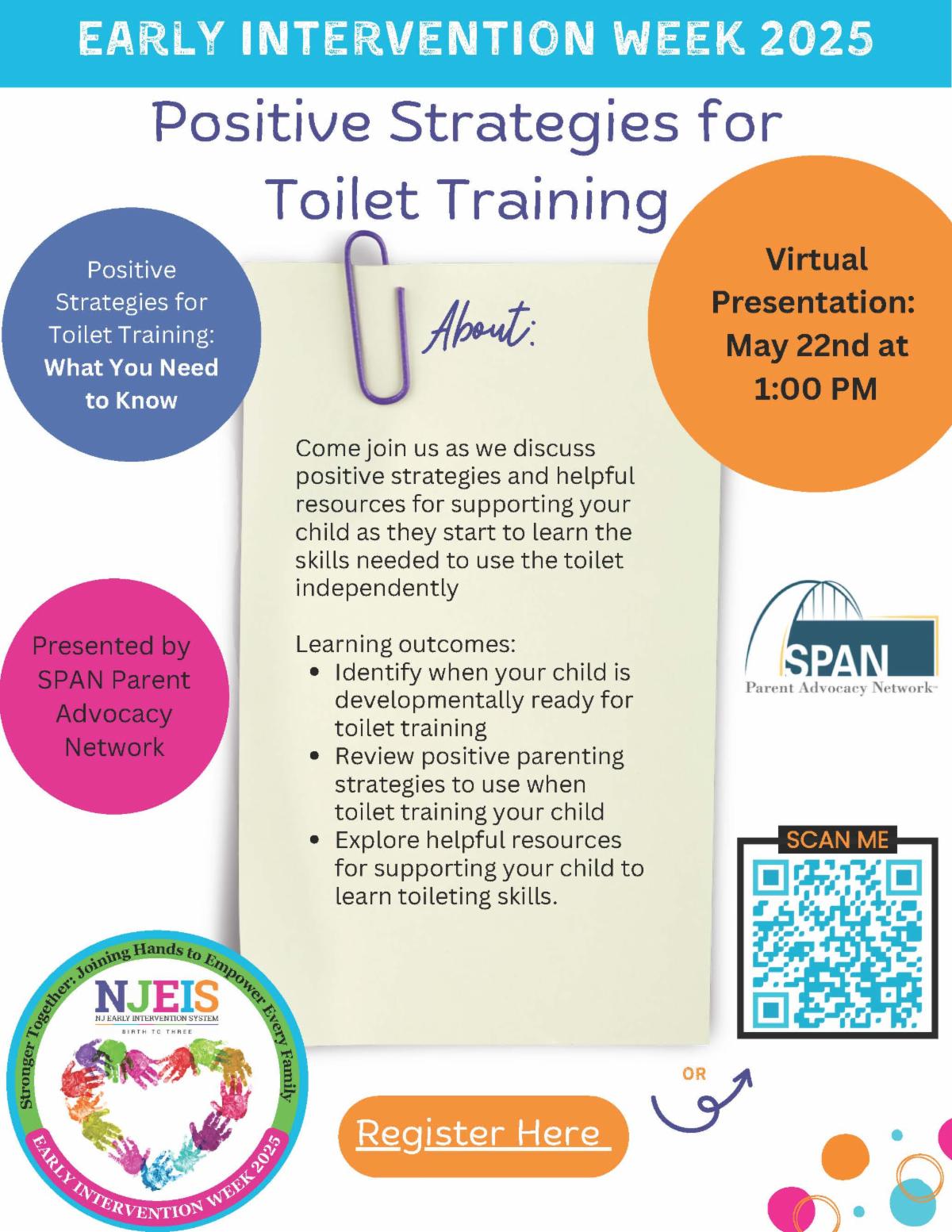 Positive Strategies for Toilet Training flyer image