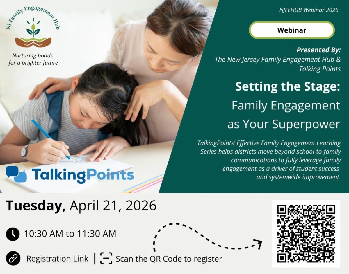 Setting the Stage: Family Engagement as Your Superpower flyer image