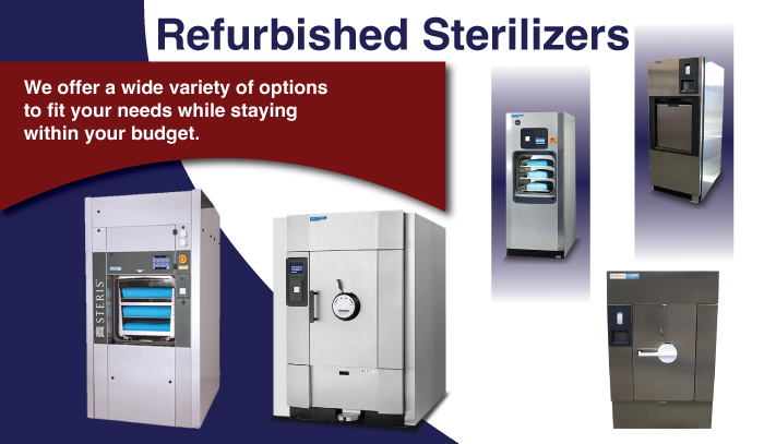Refurbished Sterilizers from Industry Leading Brands at Affordable Pricing