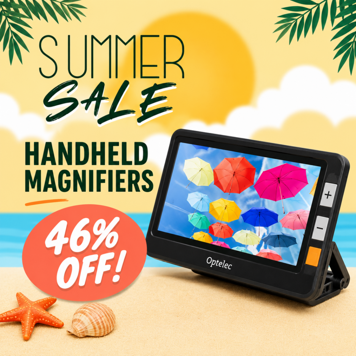 Summer Sale Handheld Magnifiers 46 percent savings