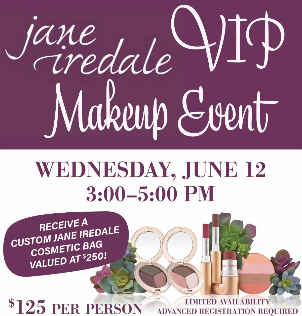 Jane Iredale VIP Makeup Event