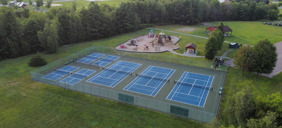 Upgraded Milton Tennis Courts