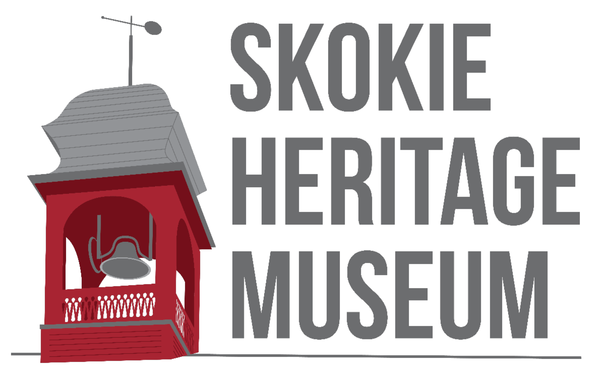 The Skokie Heritage Museum logo, depicting the museum's bell tower. 