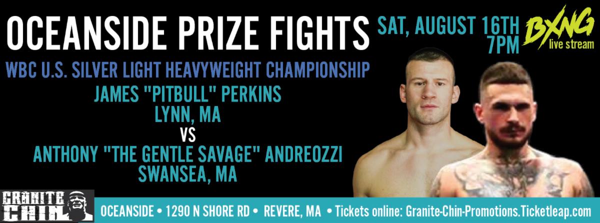 Best & Most Popular Northeast boxers to be Showcased on“Oceanside Prize Fights” Card