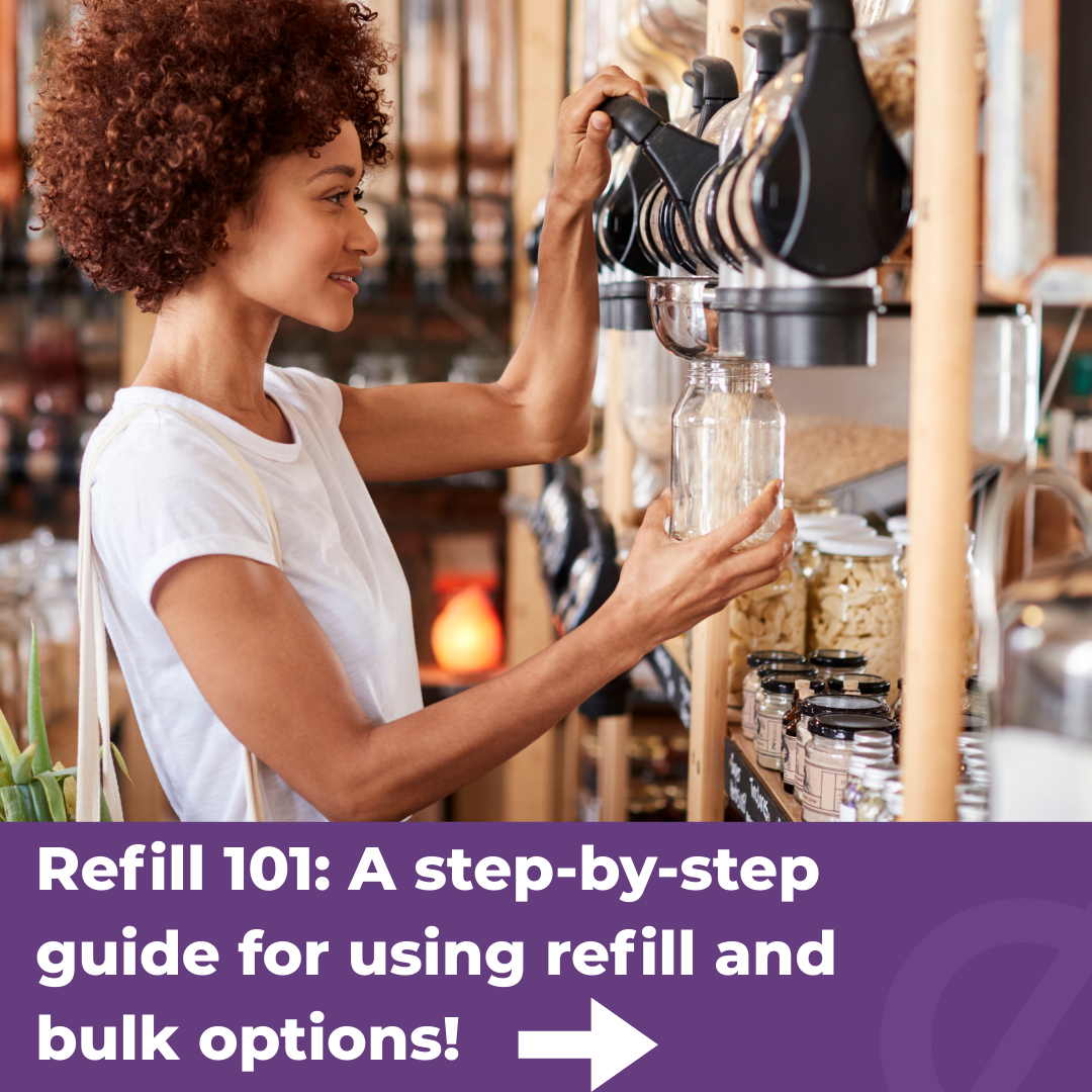 Refill 101. A step-by-step guide for using refill and bulk options.