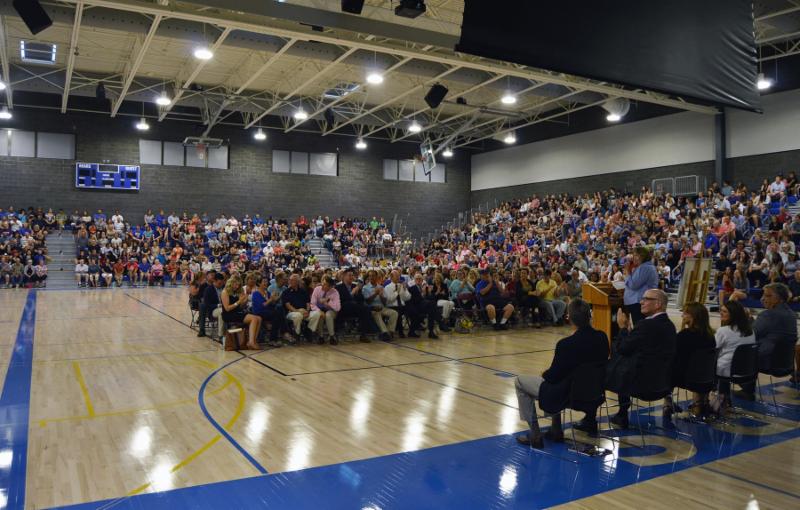 Dedication of the new Tahoma High School