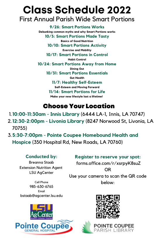 September in Pointe Coupee Parish