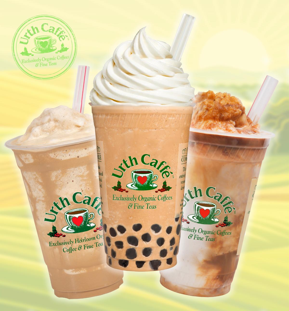 Photo of Urth Caffé Granitas cold drinks.