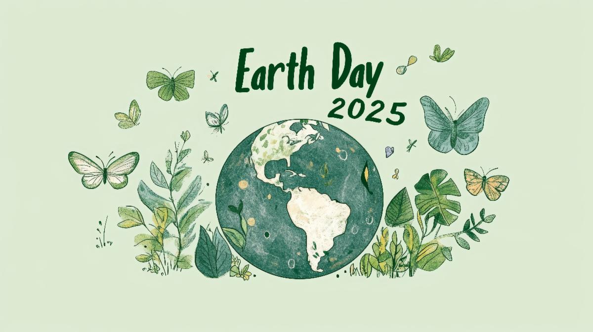 Photo of Earth Day 2025 flyer.