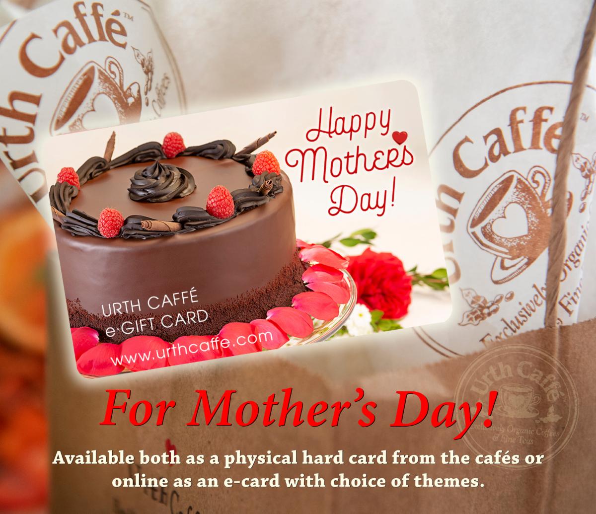 Gift Card promo for Mother's Day.