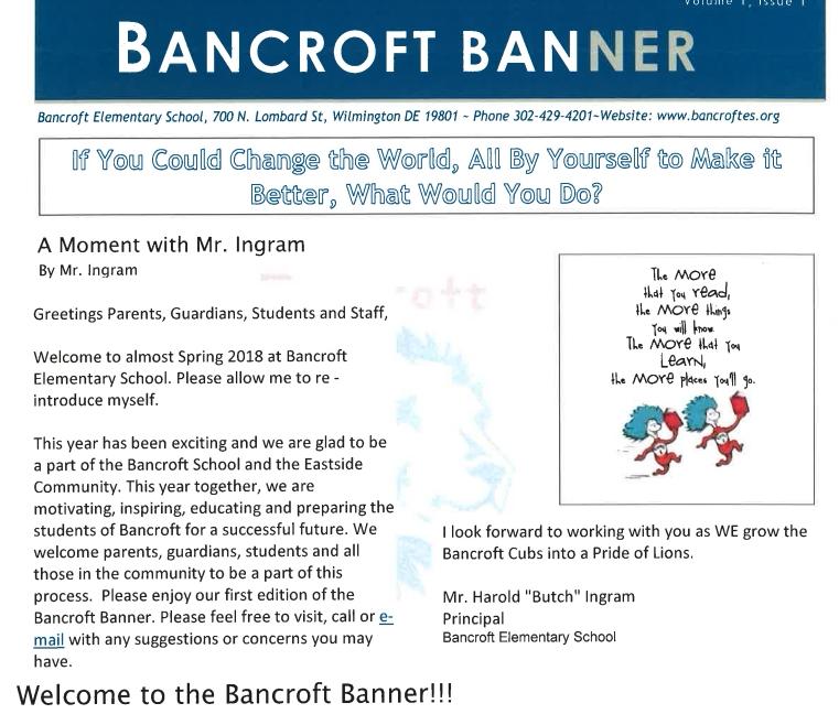 bancroft elementary school - christina school district